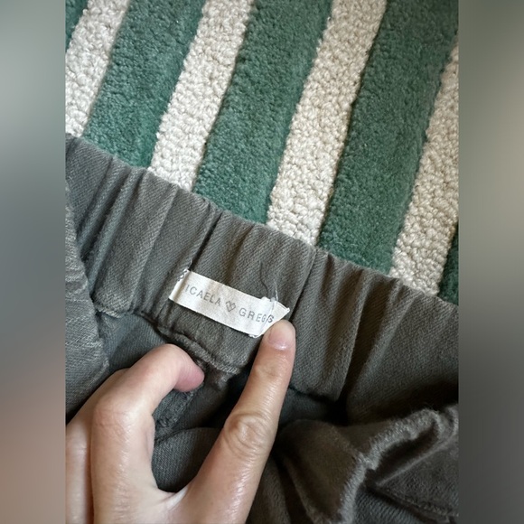 Micaela Greg Utility Pant, Olive - Picture 5 of 10